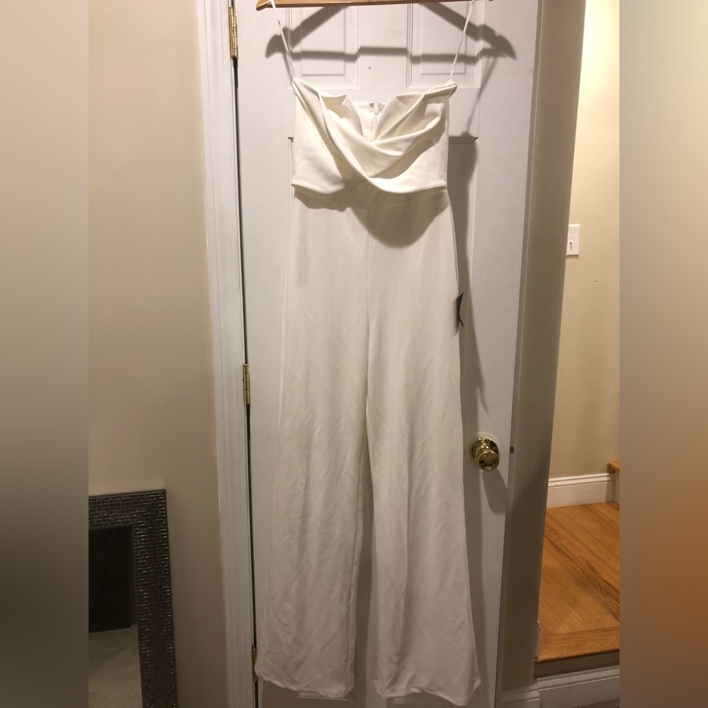 LULUS strapless jumpsuit
